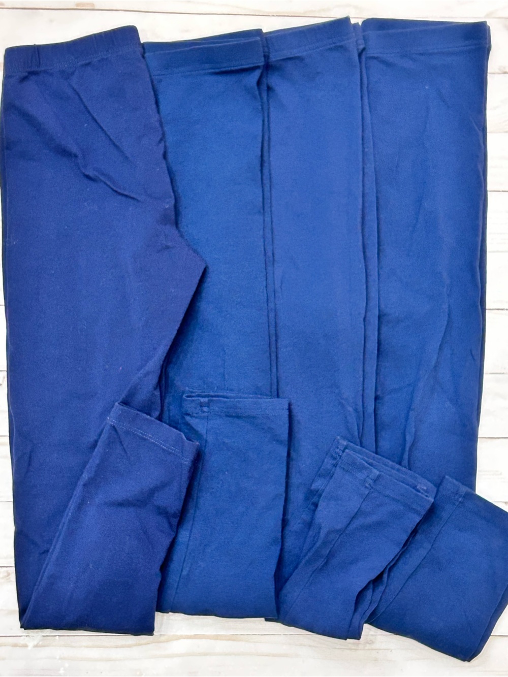 Girls size Lg 10-12/ 3 Old Navy/ 1 Cat & Jack- Navy blue leggings